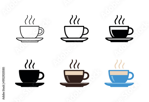 Comfort beverage concept showing a warm cup with rising steam placed on a saucer to express relaxation and refreshment, presented