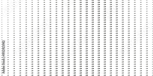 Squared halftone texture background. Check dot faded gradation wallpaper. Black and white square pixels gradient