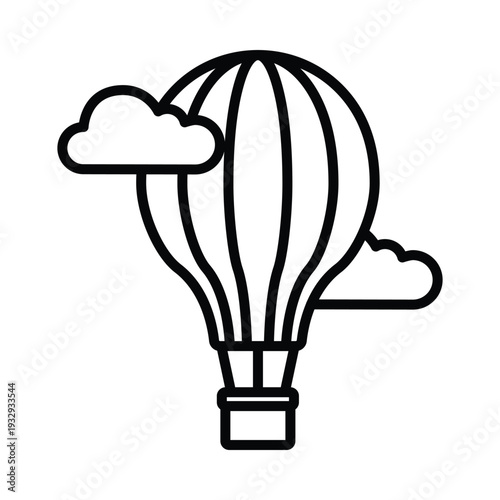 air balloon icon