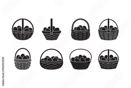 breakfast cardbox egg silhouette 