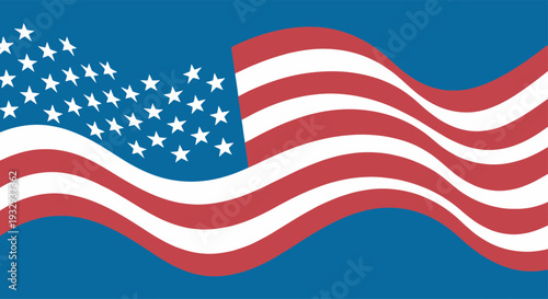 Flag day united states american flag waving symbol of freedom and patriotism june 14th national holiday