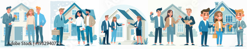 Vector of Buying First Home