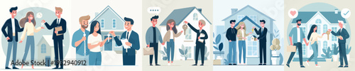 Vector of Buying First Home
