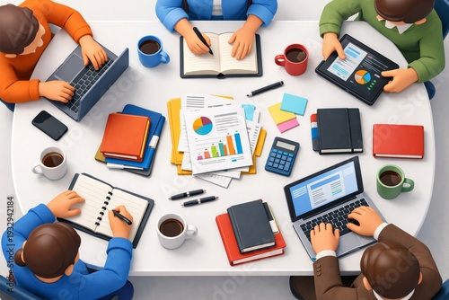 Business, meeting, teamwork and collaboration