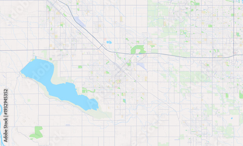 Fotografie Nampa Idaho map