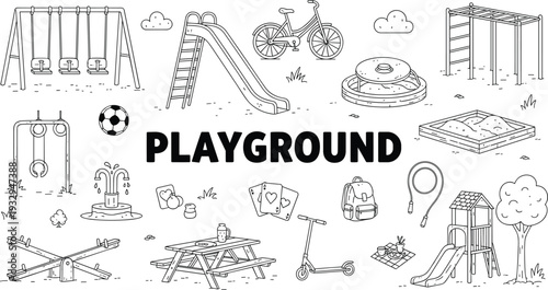 Energy, industry, landscape, silhouette, featuring, wind, turbines, solar, panels, nuclear, plant, oil, pump, factory, power, lines, for, sustainable, vector, illustration