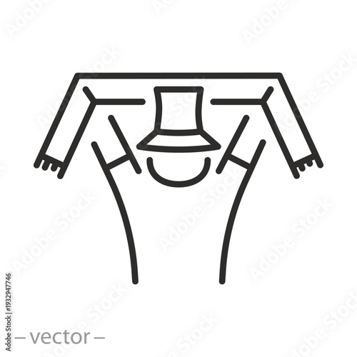 fan with a scarf in his hands icon