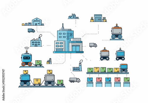 Logistics and Supply Chain Automation with Autonomous Robots and Intelligent Systems