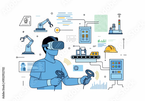 Augmented reality in industrial settings for enhanced automation and manufacturing processes