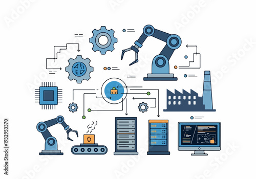 Revolutionizing Industry with Automation A Futuristic Vision of Smart Factories and Advanced Technology