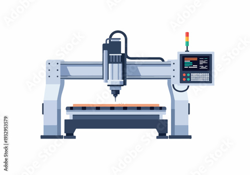 Advanced Automated CNC Machine for Precision Manufacturing and Engineering