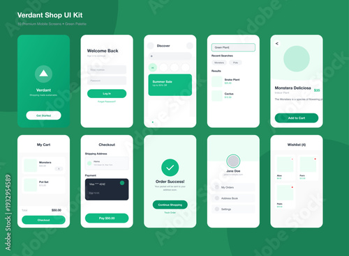 "The visual mood is fresh, organic, and meticulously organized. A lush palette of verdant greens creates a sense of tranquility and environmental consciousness, while the generous use of white space 