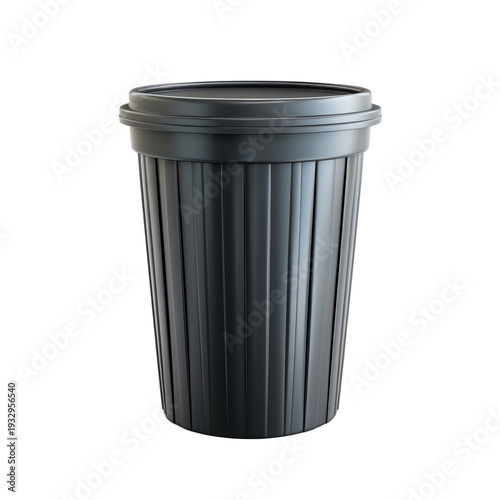 Wallpaper Mural Modern Black Cylindrical Trash Bin Torontodigital.ca