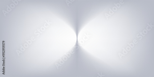 White grey studio room. Limbo light background. Abstract 3d gradient backdrop for product presentation. Minimal wall scene spotlight. Showcase, promotion display.