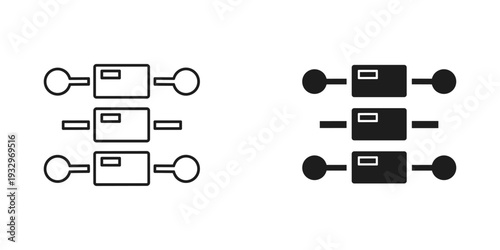 Diagram showing different types of logic gate configurations and their inputs and outputs