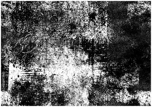 ハードグランジシームレスパターン ブラックダメージベクター背景