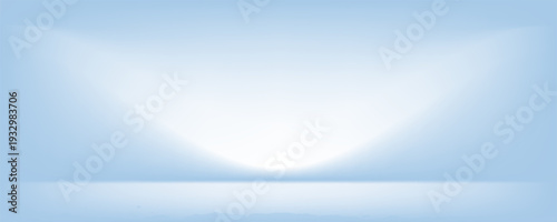 Blue studio room. Limbo light background. Abstract 3d backdrop for product presentation. Minimal wall scene. Showcase, promotion display. vector Eps 10