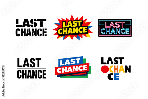 Last chance logos: bold designs and vibrant typography showcase