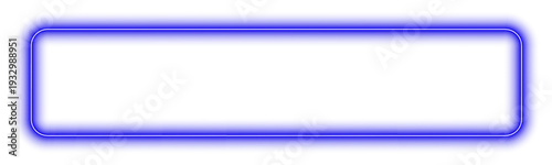 Bright gradient glowing rectangular border with smooth illumination and luminous halo, ideal for abstract digital backgrounds and creative designs. vector