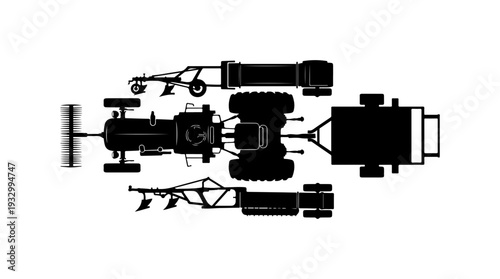 Tractor attachments for heavy duty farming and agriculture work