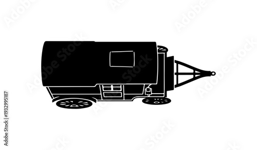 Vintage travel trailer for adventure and exploration