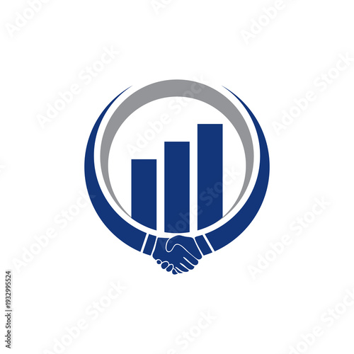 business graph icon vector