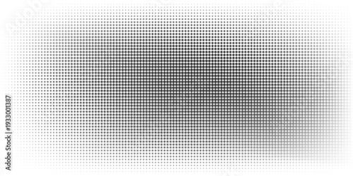 Halftone faded gradient texture. Grunge halftone grit background. White and black sand noise wallpaper.