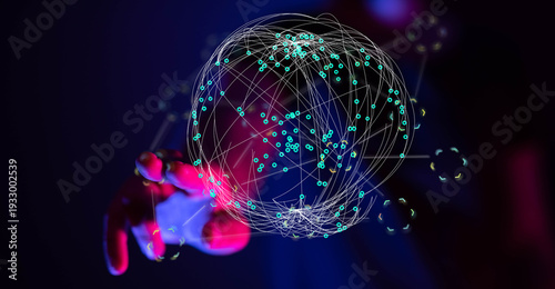 Abstract futuristic design ...