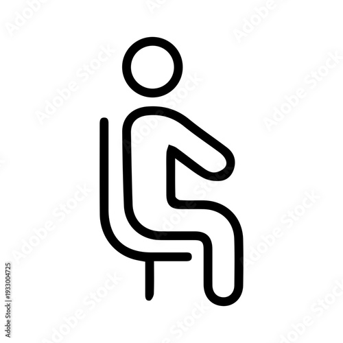 Seated Person Icon
