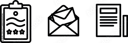 Icons representing tasks, communication, and document management