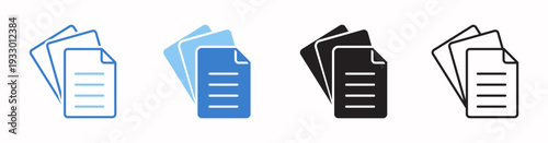 Paper Vector Illustration In Multistyle