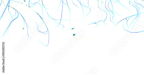 Abstract design with flowin...
