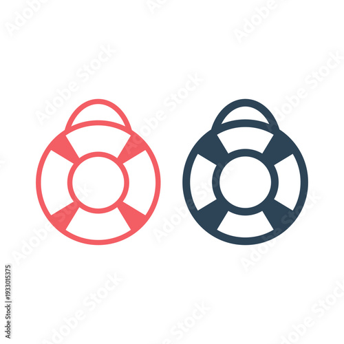 SOS help icons set vector design template.