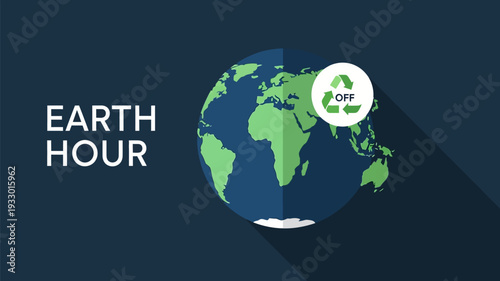 Illustrative representation of global energy conservation and environmental consciousness, symbolizing a collective effort for a sustainable planet