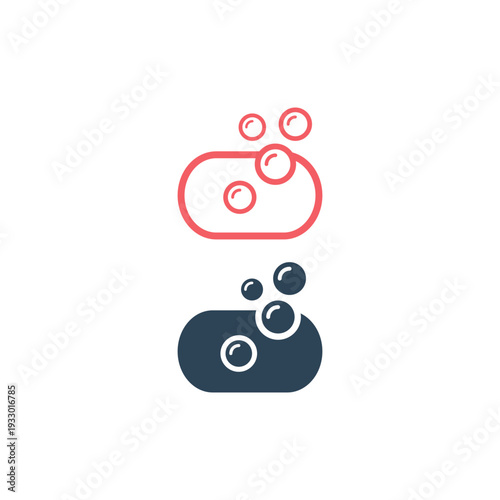 Hygiene icons set, Soap vector symbol for web design or mobile app.