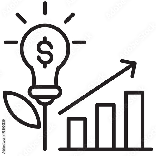 Investment Outline Icon