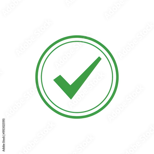 Free Download A green checkmark in a circle isolated on transparent background - GFXLoad