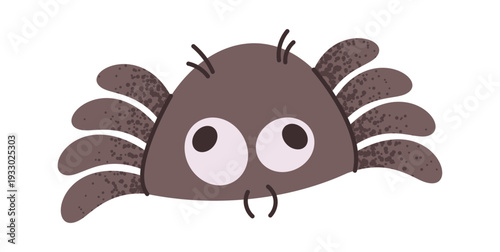 Toy spider for pranks sticker