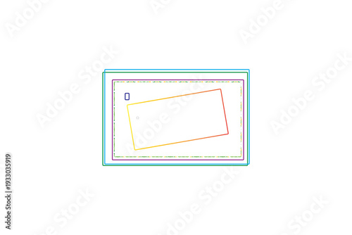PNG Illustration A diagram of rectangle shapes isolated on transparent background