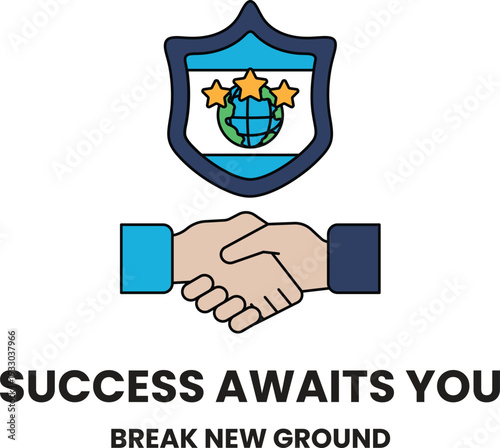 A logo for a company that is about to succeed