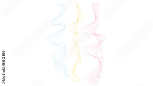 Thin line wavy abstract background. Vector illustration Vector white minimal seamless wavy lines pattern abstract background.