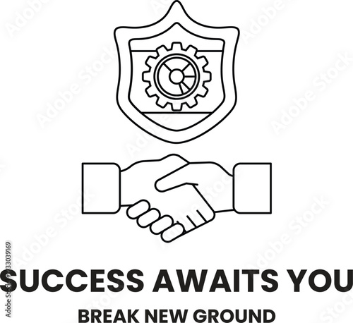 A logo for a company that is about to succeed