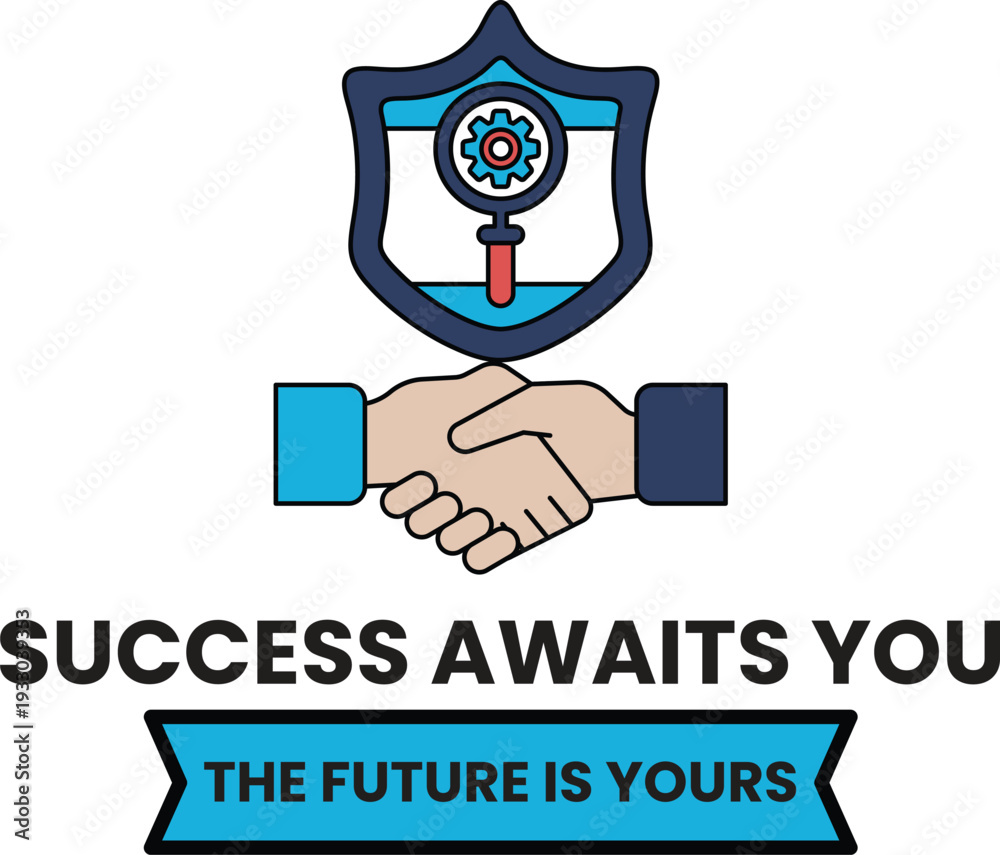 Fototapeta premium A logo for success awaits you