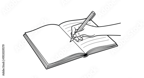 Writing Notes Journal Page Creative Process