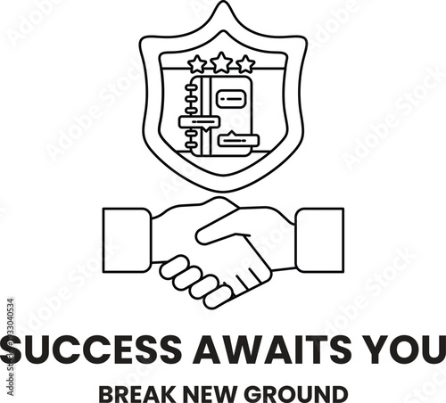 A logo for a company that is about to succeed