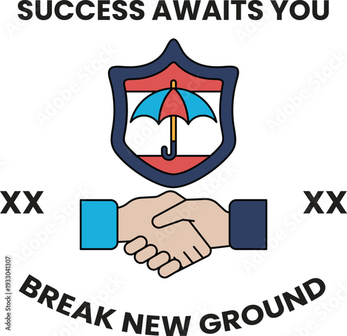 A logo for a company that is about to break new ground