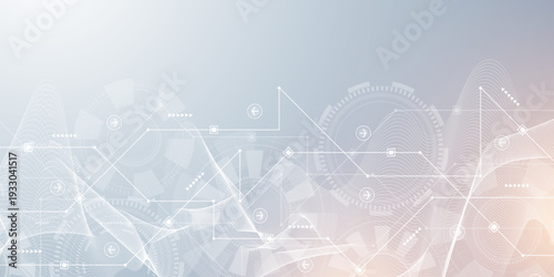 Motherboard technology circuit board background texture design. Creative idea AI banner concept for internet technology. Digital motherboard concept for poster, cover, banner, header, web template