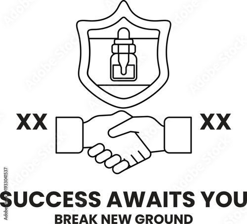 A logo for a company that is about to succeed