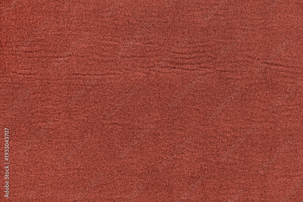 Fototapeta premium Cinnabar Orange Leather flesh side texture for design backgrounds and patterns
