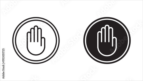 Vector hand icon set, perfect for conveying concepts of prayer, giving, receiving, help, and support. Editable white background.